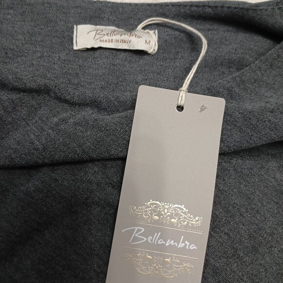 Bellambia Women's Gray 3/4 Sleeves Blouse Top Size M - Picture 6 of 8